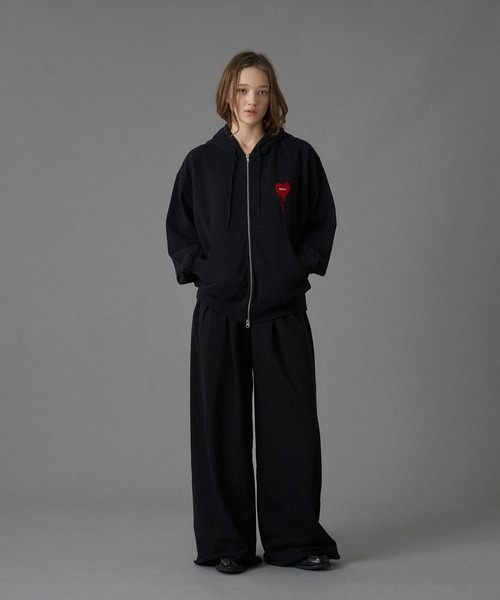 「ONCILY」 スウェットパンツ LARGE ブラック メンズ_画像8