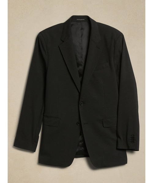 「BANANA REPUBLIC FACTORY STORE」 テーラードジャケット 40 チャコールグレー メンズ_画像3