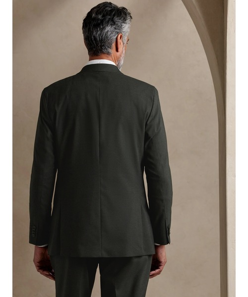 「BANANA REPUBLIC FACTORY STORE」 テーラードジャケット 40 チャコールグレー メンズ_画像5