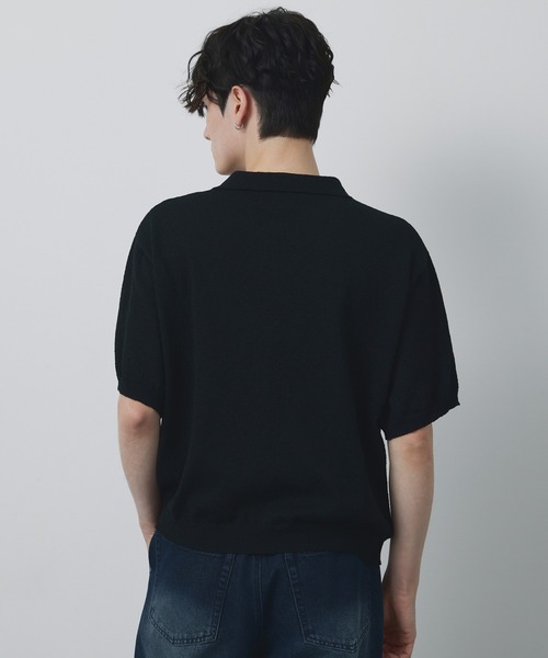「CIYOT」 半袖ニット S グレー メンズ_画像6