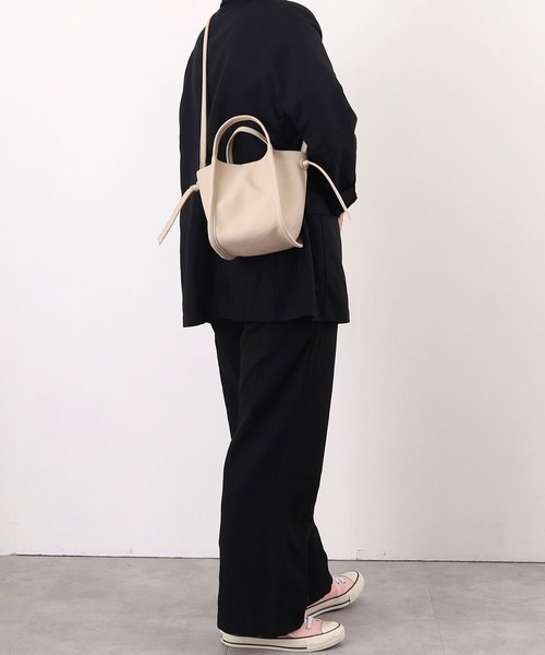 「COOCO」 2WAYバッグ 9 アイボリー レディース_画像8
