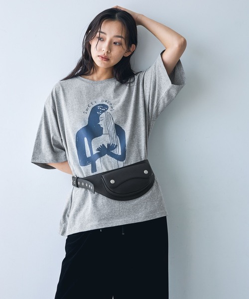 【新品】JENASIS ウエストポーチ セット おねさん着用 ブルー&レッド JEANASIS（ジーナシス） ウエストポーチ ウエストバッグ フェイク
