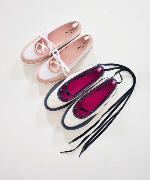 「TINA:JOJUN」 ローカットスニーカー M ネイビー レディース_画像5