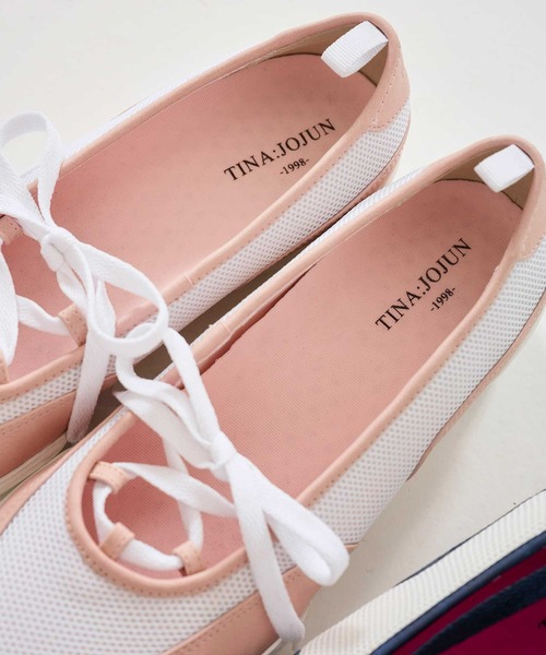 「TINA:JOJUN」 ローカットスニーカー M ネイビー レディース_画像8