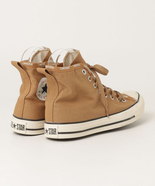 「CONVERSE」 ハイカットスニーカー 25.5cm ベージュ レディース_画像2