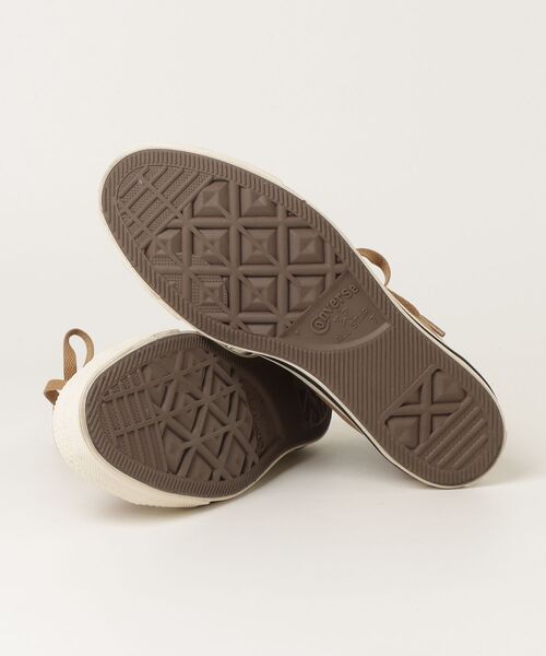 「CONVERSE」 ハイカットスニーカー 25.5cm ベージュ レディース_画像3