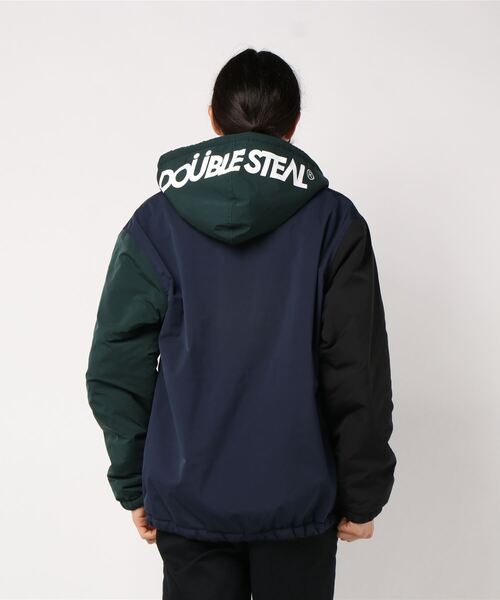 DOUBLE STEAL（ダブルスティール） ナイロンジャケット Hood Logo JKT