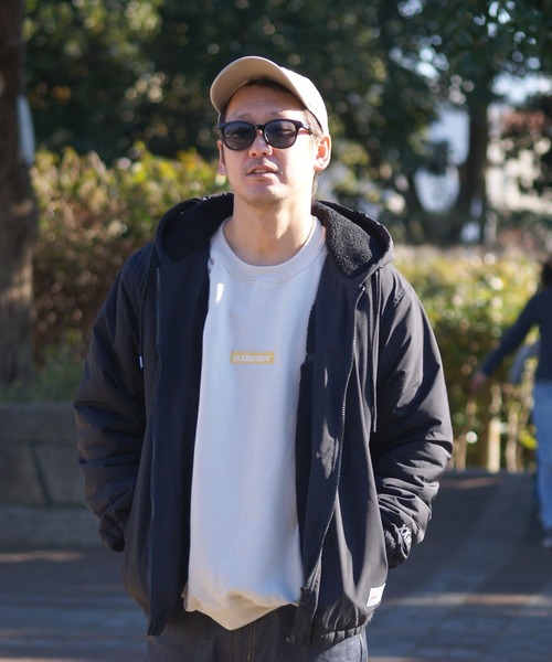 DOUBLE STEAL（ダブルスティール） ナイロンジャケット Hood Logo JKT