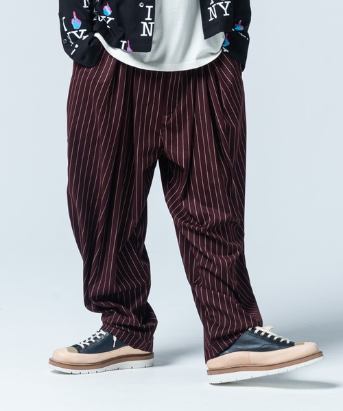 最新品得価 パンツ ストライプバギースラックス ZOZOTOWN PayPayモール店 - 通販 - PayPayモール スラックス Stripe Baggy Slacks / 新作在庫あ