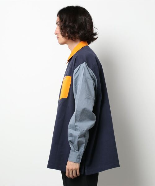 SALE爆買い シャツ ブラウス ビッグシルエットハーフジップシャツ ZOZOTOWN PayPayモール店 - 通販 - PayPayモール 新品本物保証