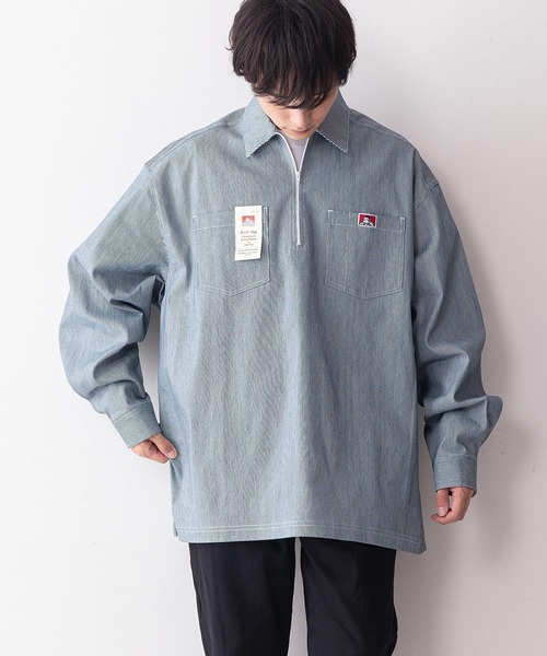 SALE爆買い シャツ ブラウス ビッグシルエットハーフジップシャツ ZOZOTOWN PayPayモール店 - 通販 - PayPayモール 新品本物保証