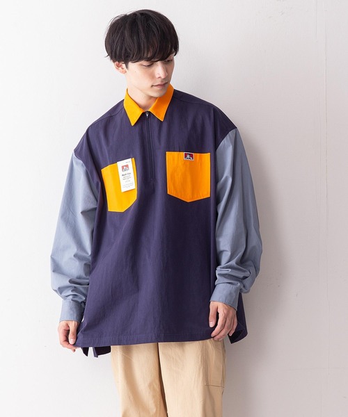 SALE爆買い シャツ ブラウス ビッグシルエットハーフジップシャツ ZOZOTOWN PayPayモール店 - 通販 - PayPayモール 新品本物保証