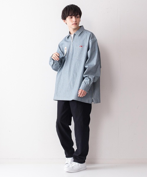 SALE爆買い シャツ ブラウス ビッグシルエットハーフジップシャツ ZOZOTOWN PayPayモール店 - 通販 - PayPayモール 新品本物保証