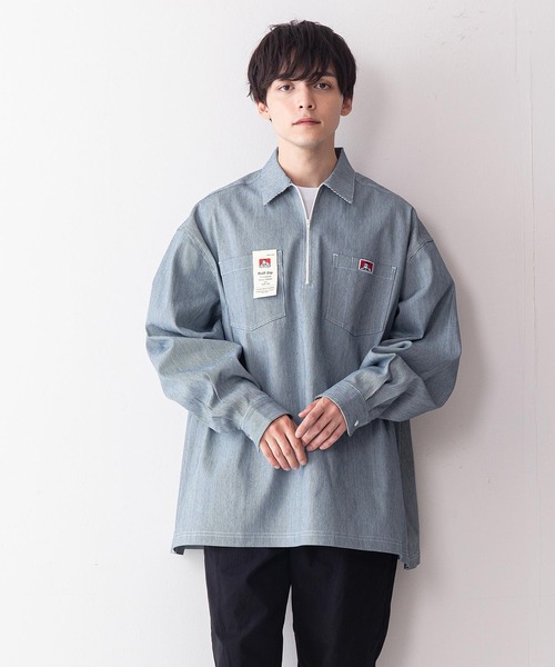 SALE爆買い シャツ ブラウス ビッグシルエットハーフジップシャツ ZOZOTOWN PayPayモール店 - 通販 - PayPayモール 新品本物保証