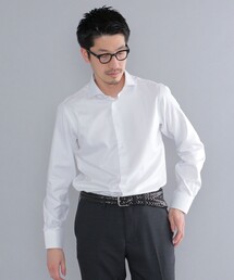 シャツ SHIPS: イージーアイロン ヘリンボーン 無地 ホリゾンタルカラー シャツ メンズ｜ZOZOTOWN Yahoo!店