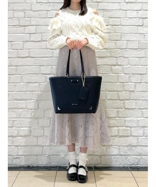Samantha Vega トートバッグ シンプルリボンA4トートバッグ