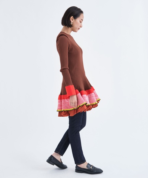 トーガプルラ　リブニットカットソー TOGA ニット 「TOGA/トーガ」Rib knit top/リブニットトップ