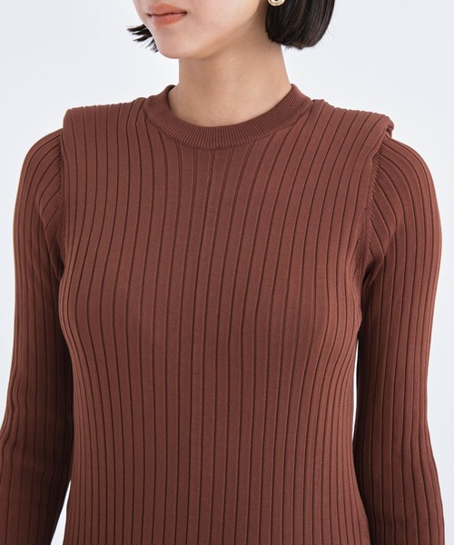 トーガプルラ　リブニットカットソー TOGA ニット 「TOGA/トーガ」Rib knit top/リブニットトップ
