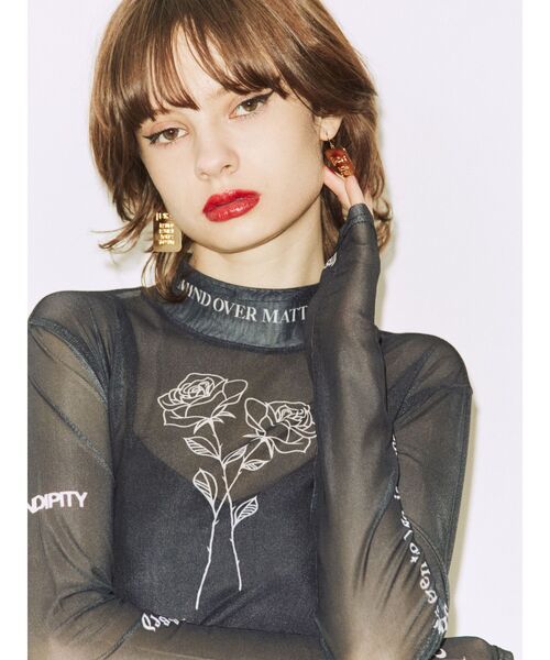 jouetie Tシャツ シアーシャツ ジュエティ 未使用新品 jouetie tシャツ Tシャツ tattooシアートップス レディース