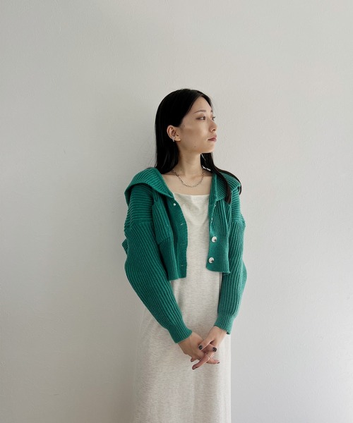 ISOOK カーディガン I-SOOK カーディガン 「ISOOK / アイスー」シアーダンボール2way