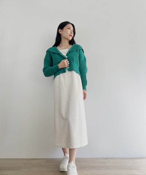 ISOOK カーディガン I-SOOK カーディガン 「ISOOK / アイスー」シアーダンボール2way