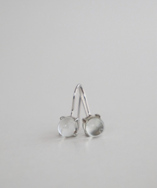 CERCA ピアス KAM.accessory/silver925，14kgf/ガラスピアス