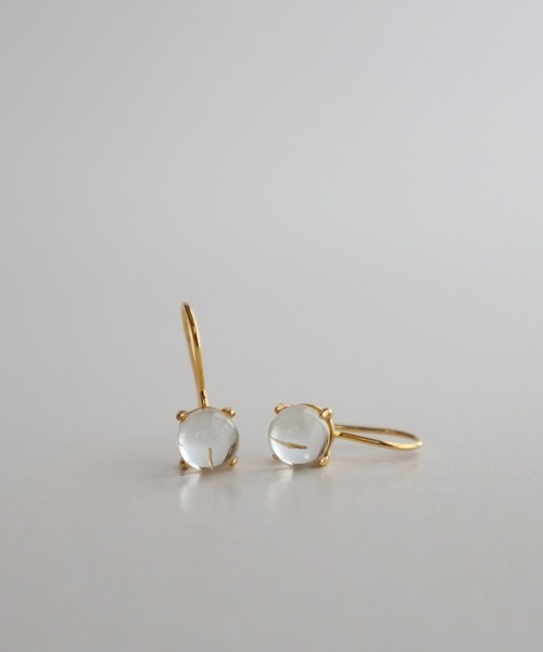 sobi jewelry ガラスフープピアス sobi jewelry ガラスフープピアス