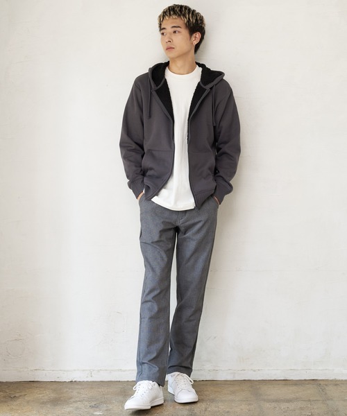 LB/S パーカー 裏ボアフルジップパーカー メンズ : ZOZOTOWN Yahoo!店