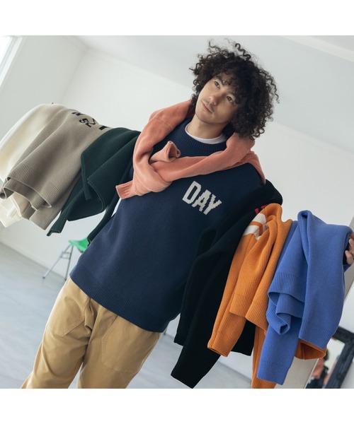 BAYFLOW（ベイフロー） セーター ニット HAPPYニットプルオーバー
