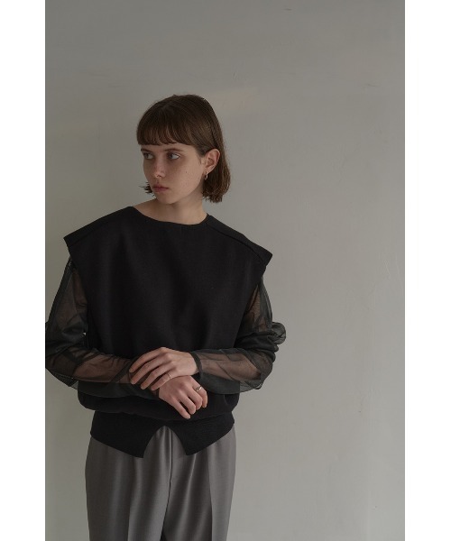 ポロシャツ ポロ MANOF/マノフ/DOUBLE LAYERED KNIT レディース MANOF ポロシャツ ポロ MANOF/マノフ/DOUBLE LAYERED KNIT
