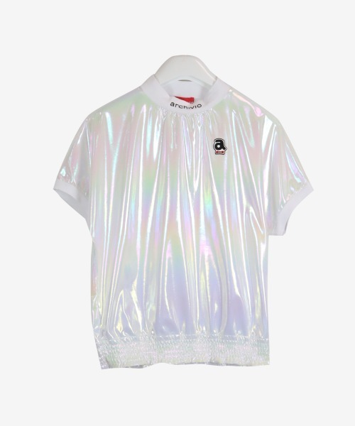 アルチビオ　ホログラム　半袖　プルオーバー　38 tシャツ レディース archivio（アルチビオ） tシャツ 半袖 「LADIES」ホログラム半袖プル