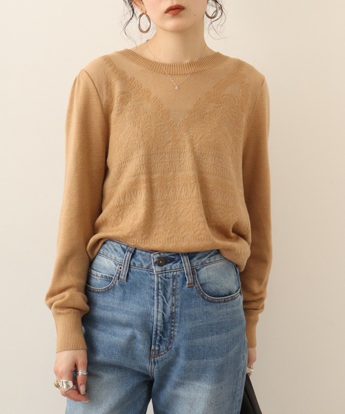 ニット セーター chiaro キャミ風ニット レディース chiaro ニット セーター キャミ風ニット レディース : ZOZOTOWN