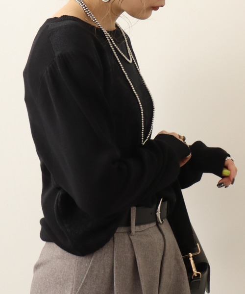 chiaro ニット セーター キャミ風ニット レディース : ZOZOTOWN