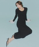 ワンピース 2way Uneck rib lo...の詳細画像3