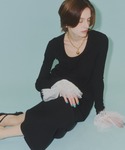 ワンピース 2way Uneck rib lo...の詳細画像4