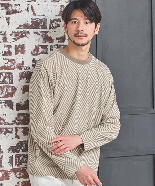 UNION STATION（ユニオンステーション） tシャツ 配色ジオメトリック