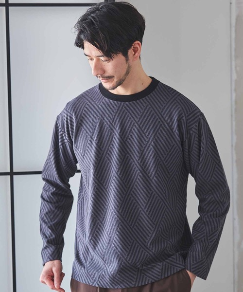 UNION STATION（ユニオンステーション） tシャツ 配色ジオメトリック
