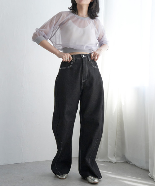 VENCE EXCHANGE ジーンズ デニム デニムパンツ リジットデニムカーブ