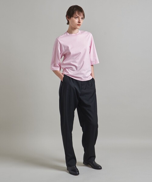 LOEFF（ロエフ） tシャツ 「LOEFF」スビンコットン 5分袖 クルーネック