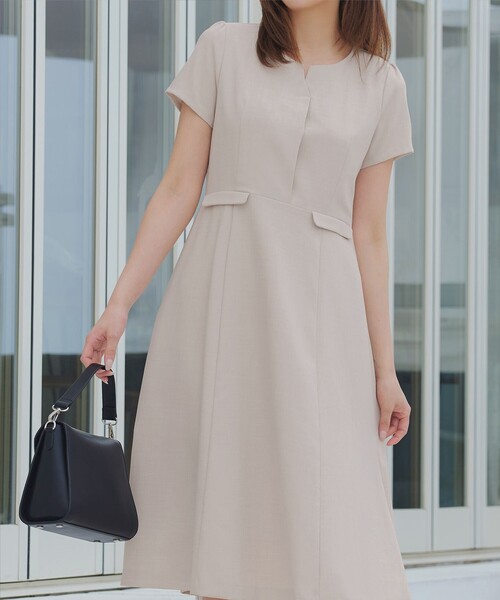 Tiaclasse ワンピース 「小倉優子さん着用」フラップ付き