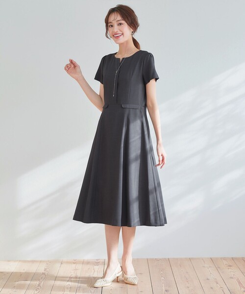 Tiaclasse ワンピース 「小倉優子さん着用」フラップ付き