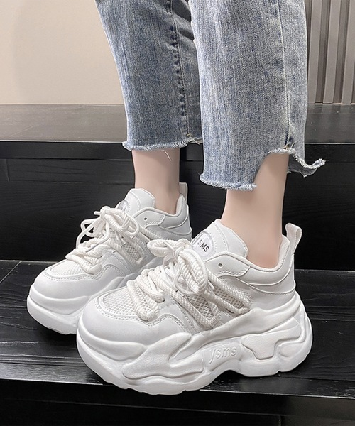 Lace Ladies（レースレディース） スニーカー メッシュ ワイド レース