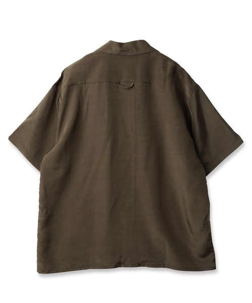 JieDa（ジエダ） シャツ RAYON WOOL OPEN COLLAR SHIRT S/S メンズ