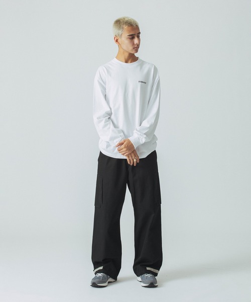 XLARGE tシャツ EMBROIDERED OLD ENGLISH L/S TEE メンズ