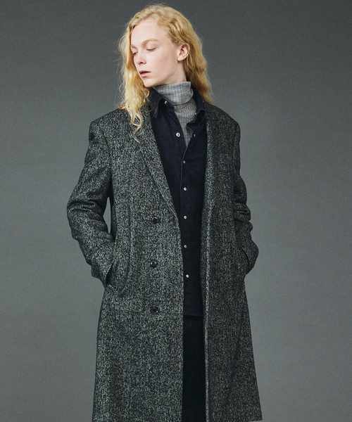 【珍しい逸品】　5351 POUR LES HOMMES チェスターコート　M 5351 POUR LES HOMMES チェスターコート コート 「尾州素材使用