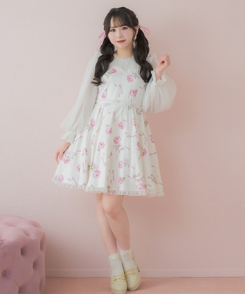 メルフィーメモリー Hug me Sweet Rose ワンピース mellfy memory（メルフィーメモリー） ワンピース Hug me Sweet Rose