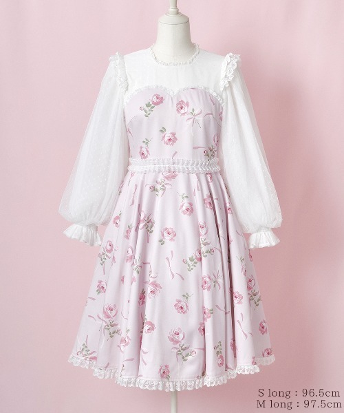 メルフィーメモリー Hug me Sweet Rose ワンピース mellfy memory（メルフィーメモリー） ワンピース Hug me Sweet Rose