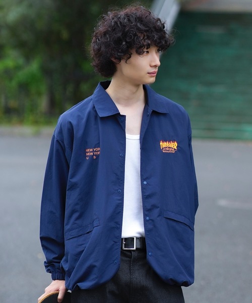ジャケット・アウター THRASHER COACH JACKET Manhattan Portage ブルゾン アウター THRASHER COACH JACKET