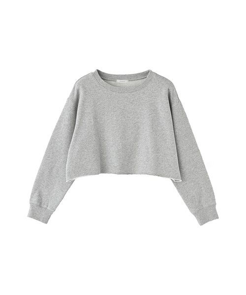 新品　T. japan sweat cropped tops スウェット　グレー 新品 T. japan sweat cropped tops スウェット グレー 新品 T. japan