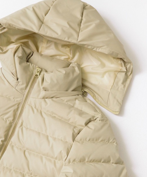 美品♡ BEIGE, ショート丈ダウンコート　金ジップ　　フード　Wジップ phenix（プラスフェニックス） ダウンコート ダウンジャケット 「別注